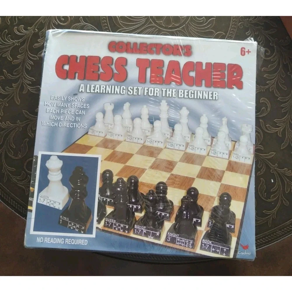 NIB‎ Cardinal Collector's Chess Teacher Learning Set For Beginners 6+ Sealed